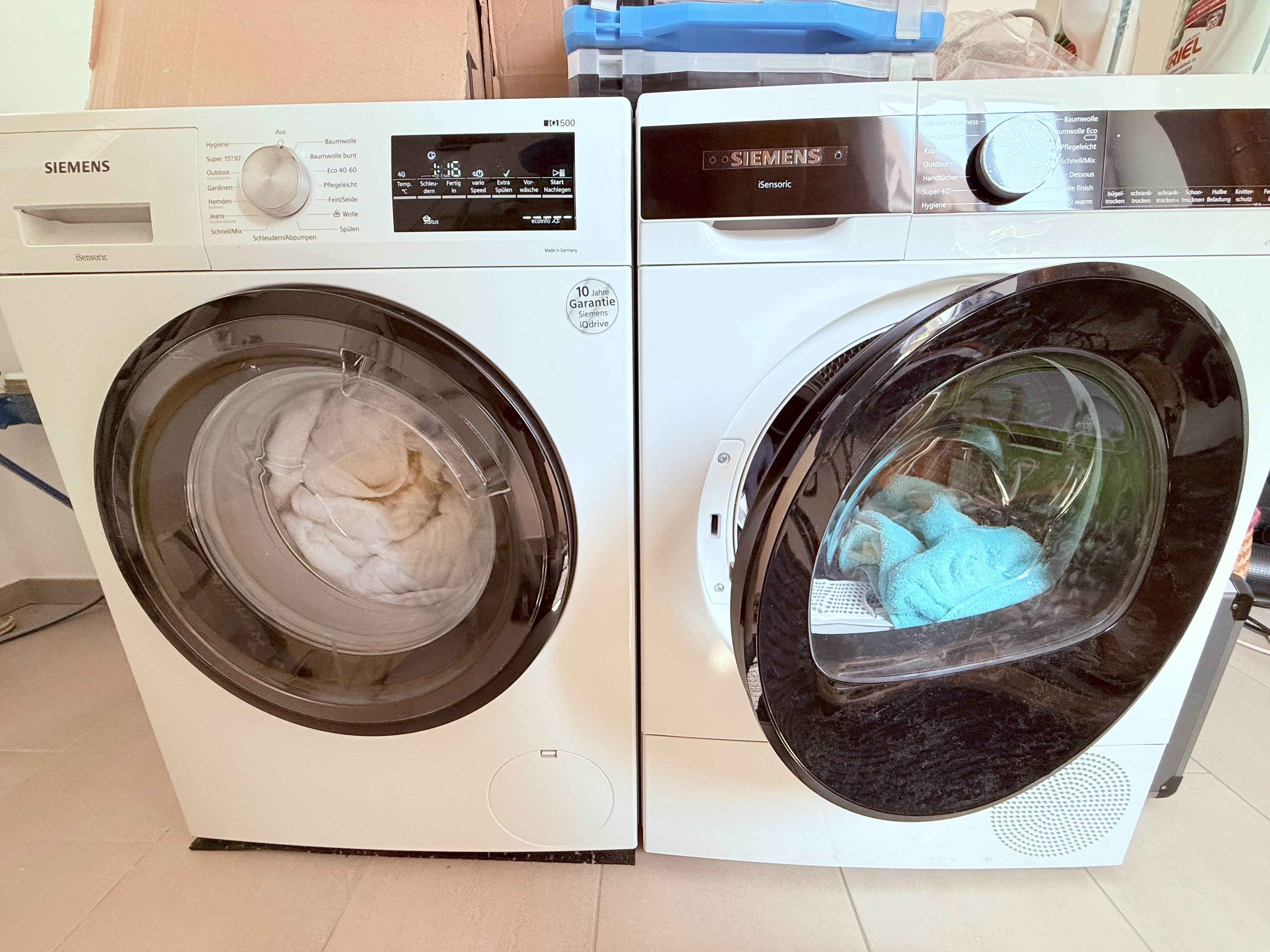 Waschmaschine + Trockner