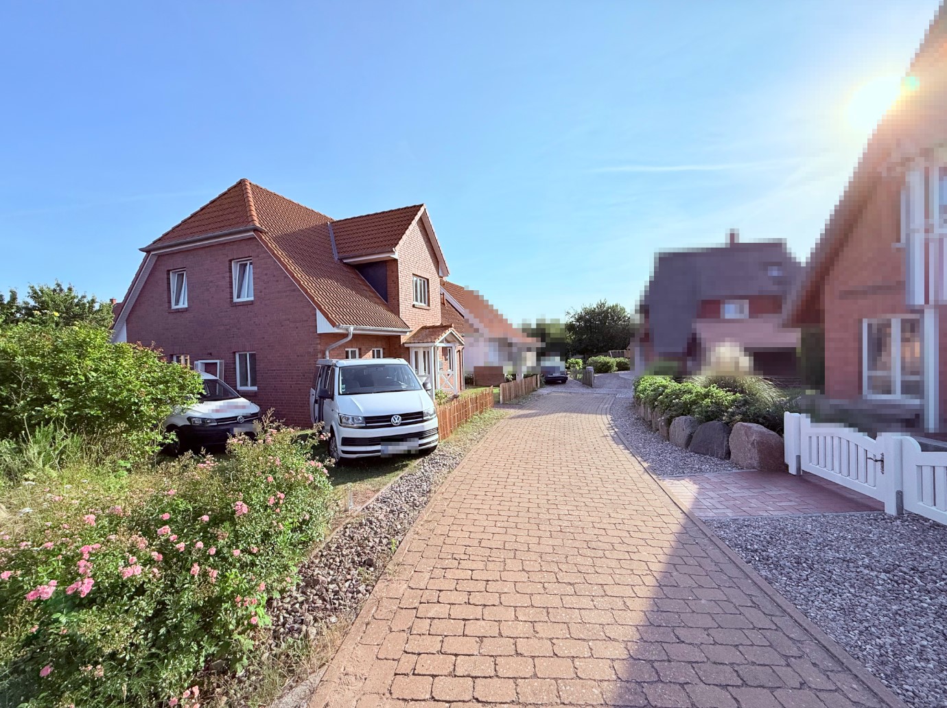 Blick in die Stichstraße
